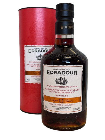 エドラダワー 12年 オロロソシェリー バッチ#4 カスクストレングス　Edradour 2012 Oloroso Sherry Butts 12Y.O Batch #4　58.6％