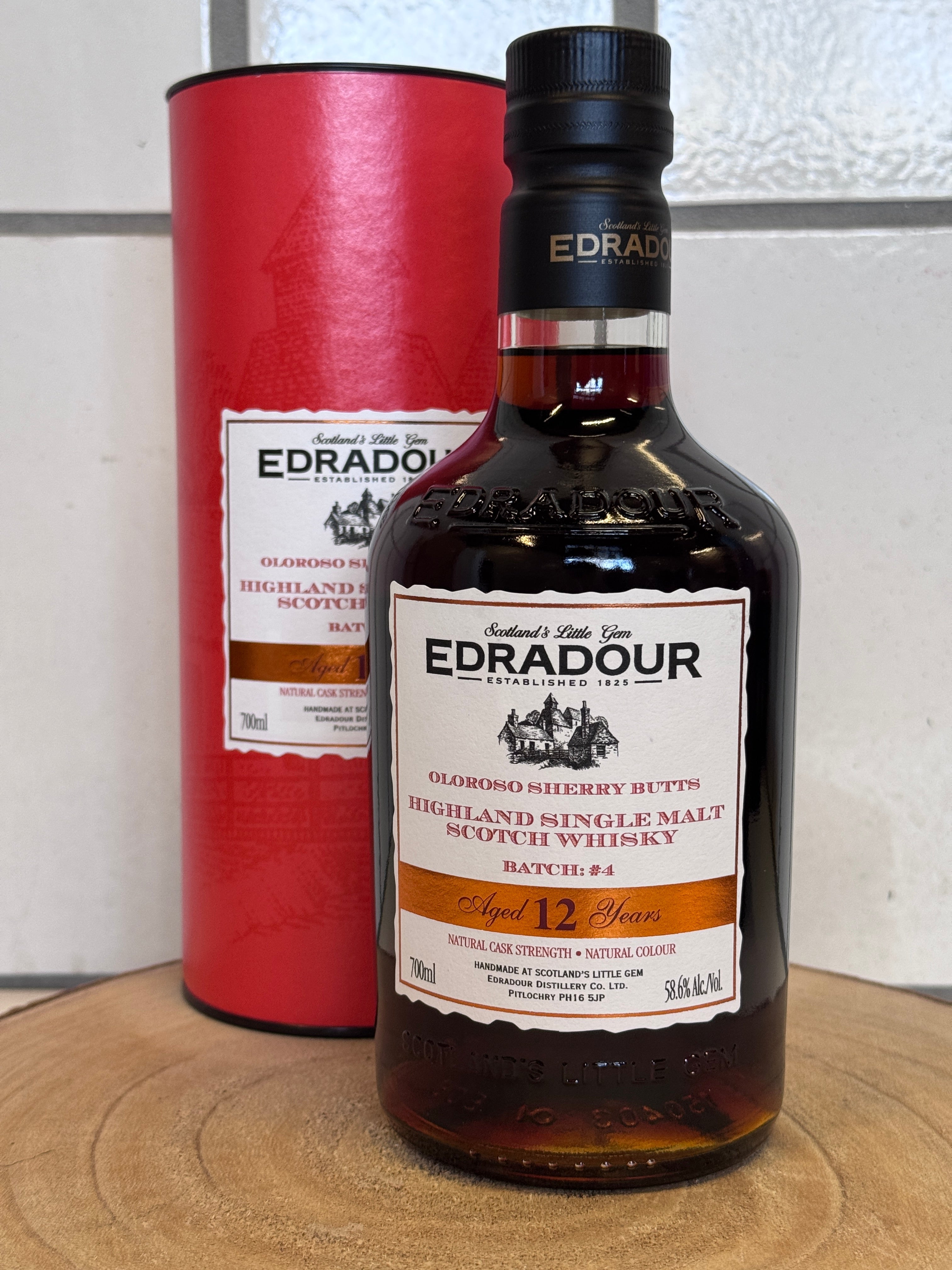 エドラダワー 12年 オロロソシェリー バッチ#4 カスクストレングス　Edradour 2012 Oloroso Sherry Butts 12Y.O Batch #4　58.6％