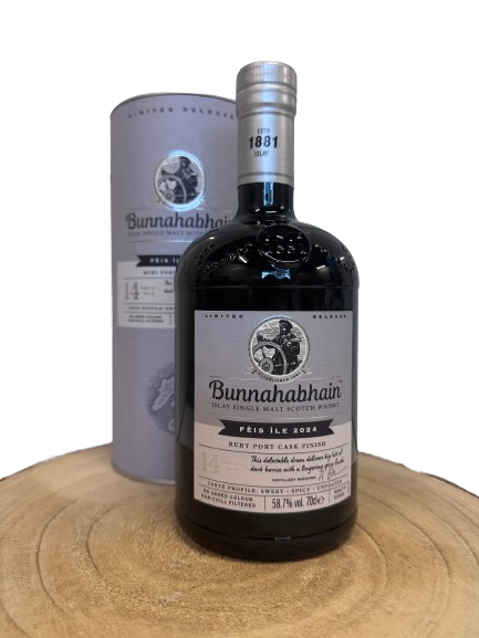 ブナハーブン ルビーポートカスクフィニッシュ 14年　Bunnahabhain 14-year-old Fèis Ìle 2024 Ruby Port Cask Finish　58.7％