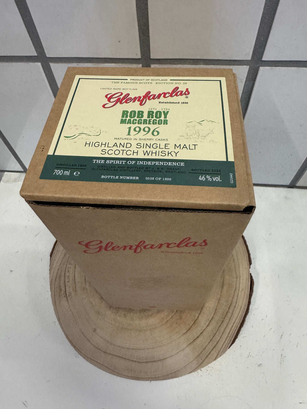 グレンファークラス　Glenfarclas 1996 Edition N°26「Rob Roy MacGregor」