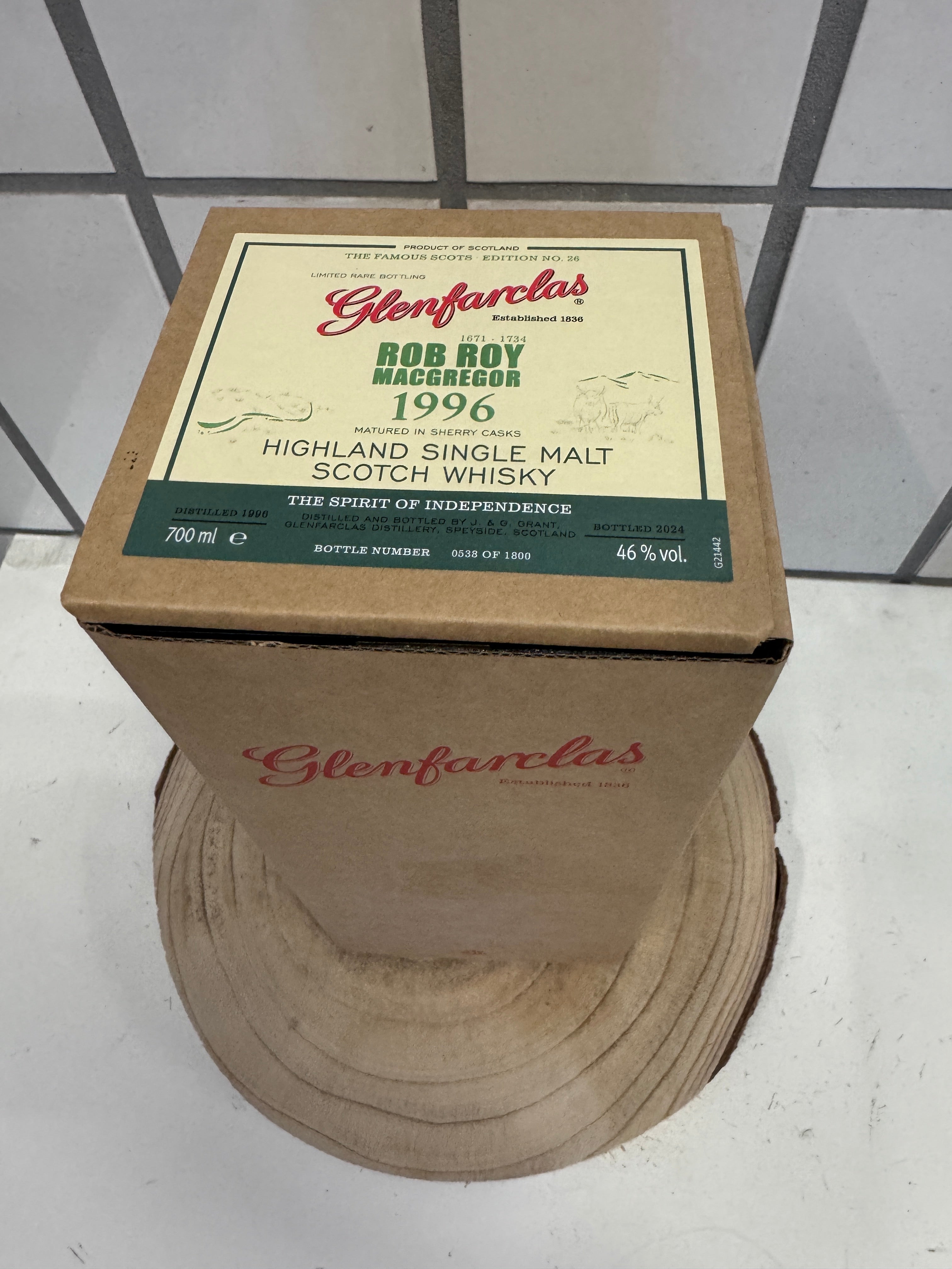 グレンファークラス　Glenfarclas 1996 Edition N°26「Rob Roy MacGregor」