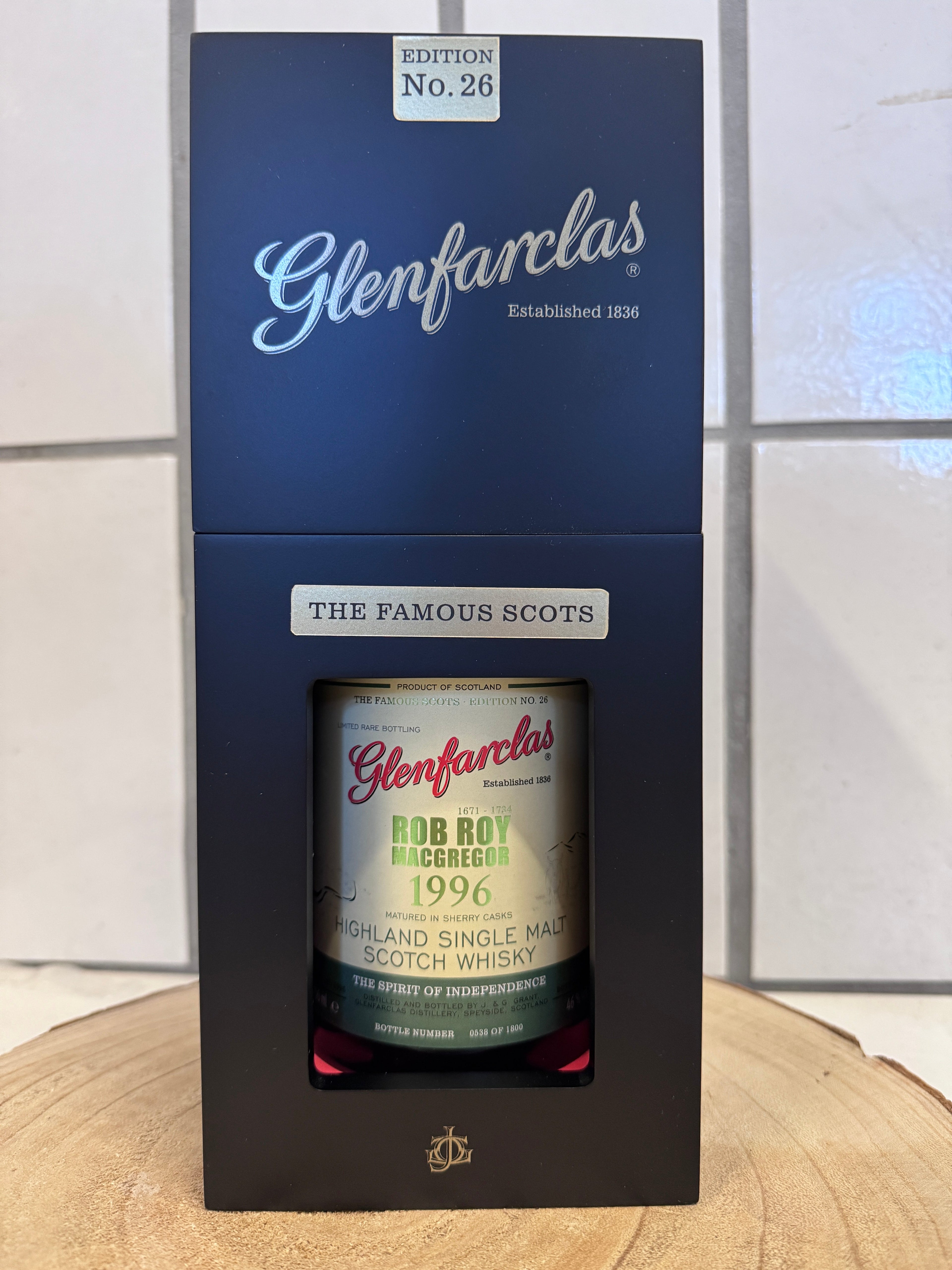 グレンファークラス　Glenfarclas 1996 Edition N°26「Rob Roy MacGregor」