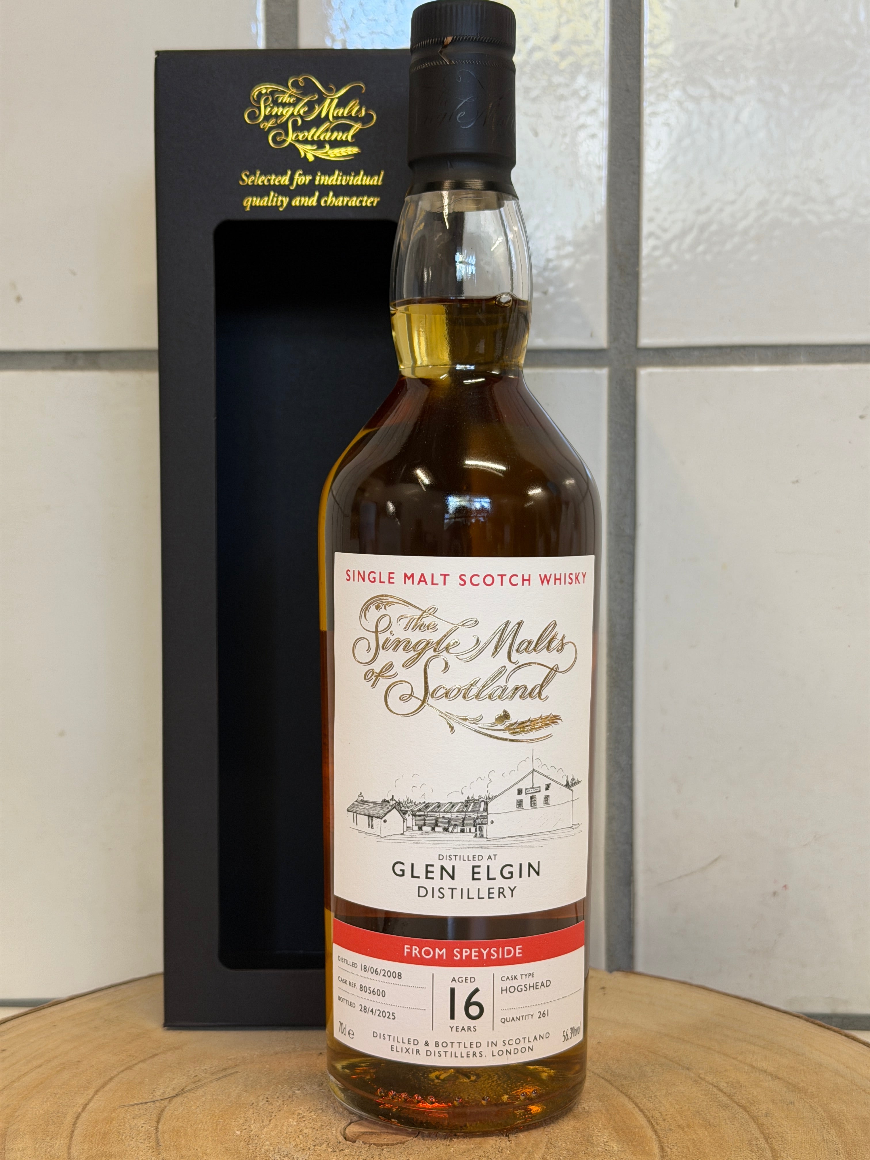 (ザ シングルモルツ オブ スコットランド) グレンエルギン 16年 ホグスヘッド　The Single Malts of Scotland Glen Elgin 2008/2025 - 16 y.o. - Hogshead #805600
