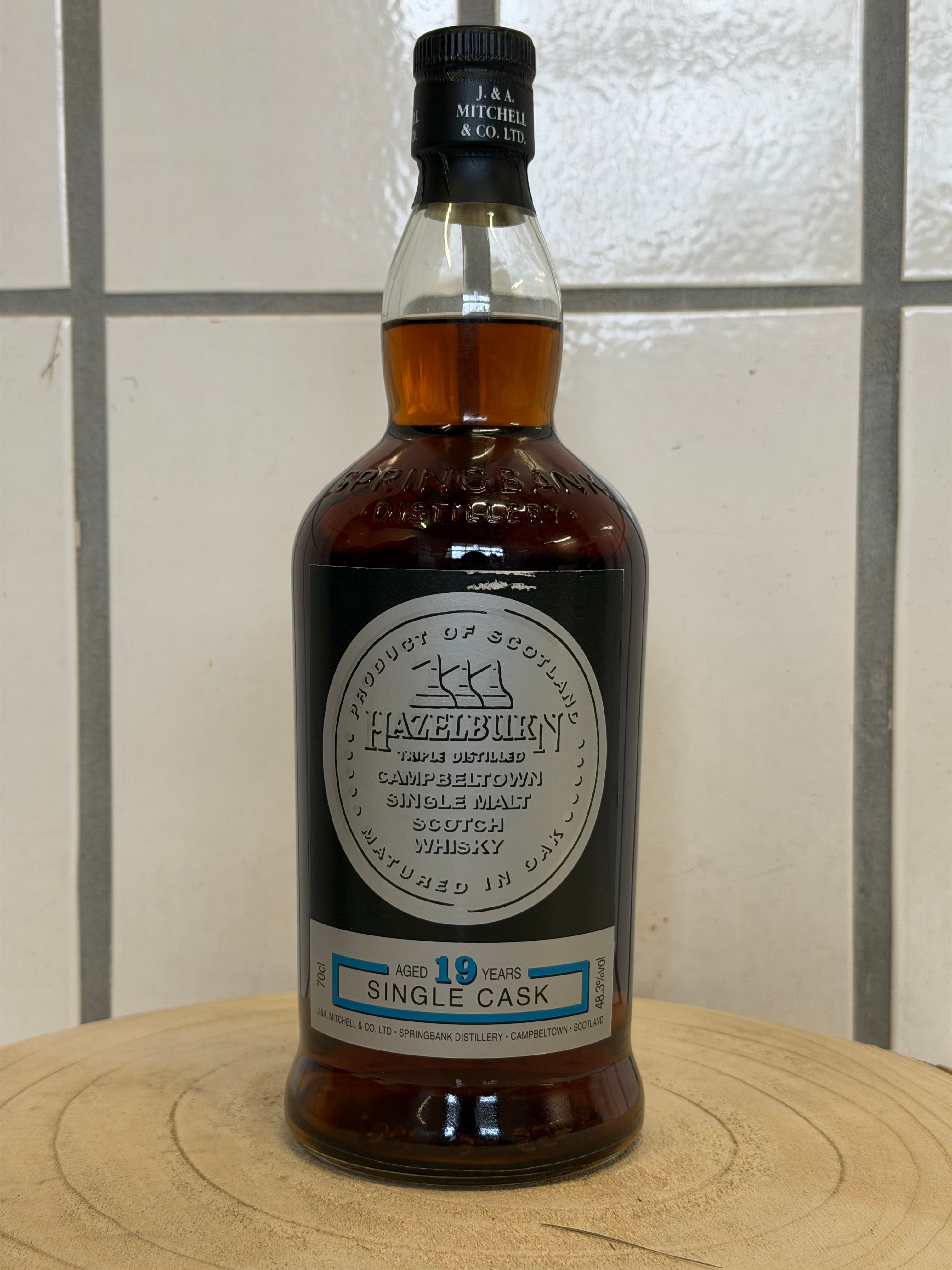 ヘーゼルバーン 19年 Tawny Port Hogshead シングルカスク　Hazelburn 19 Y.O Tawny Port Hogshead  Single Cask 48.3%