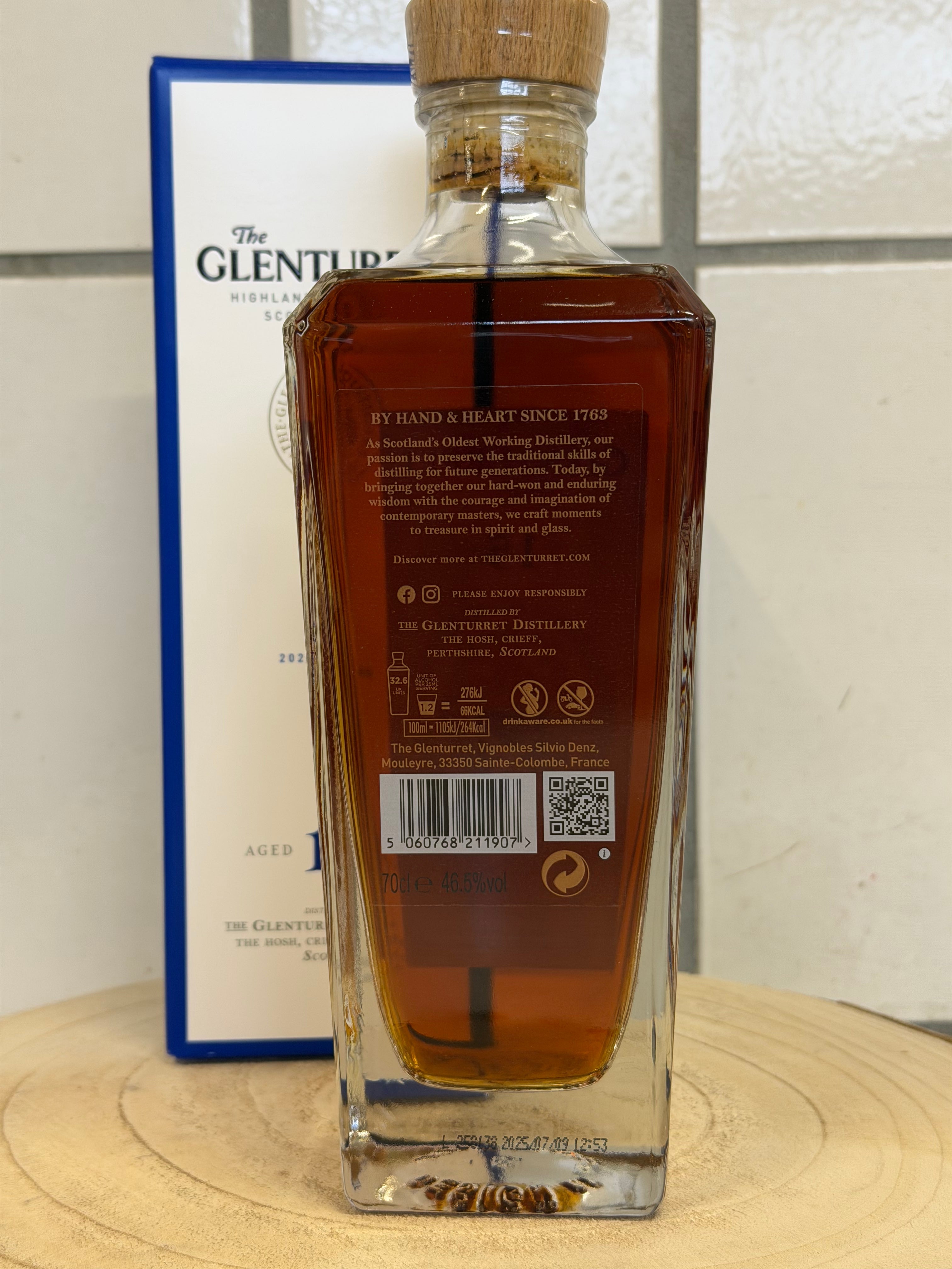 グレンタレット 15年 2025年リリース版　glenturret 15 Y.O 2025 release