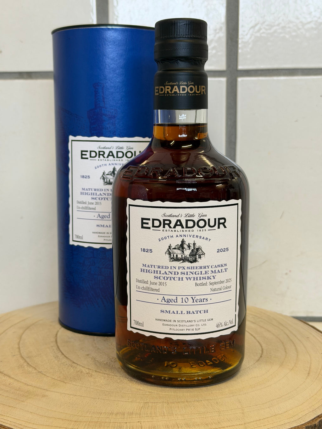 「200周年記念」 エドラダワー 10年 PXシェリーカスク　Edradour 2015/2025 - 10 y.o. - PX Sherry Casks - 200th Anniversary 46%