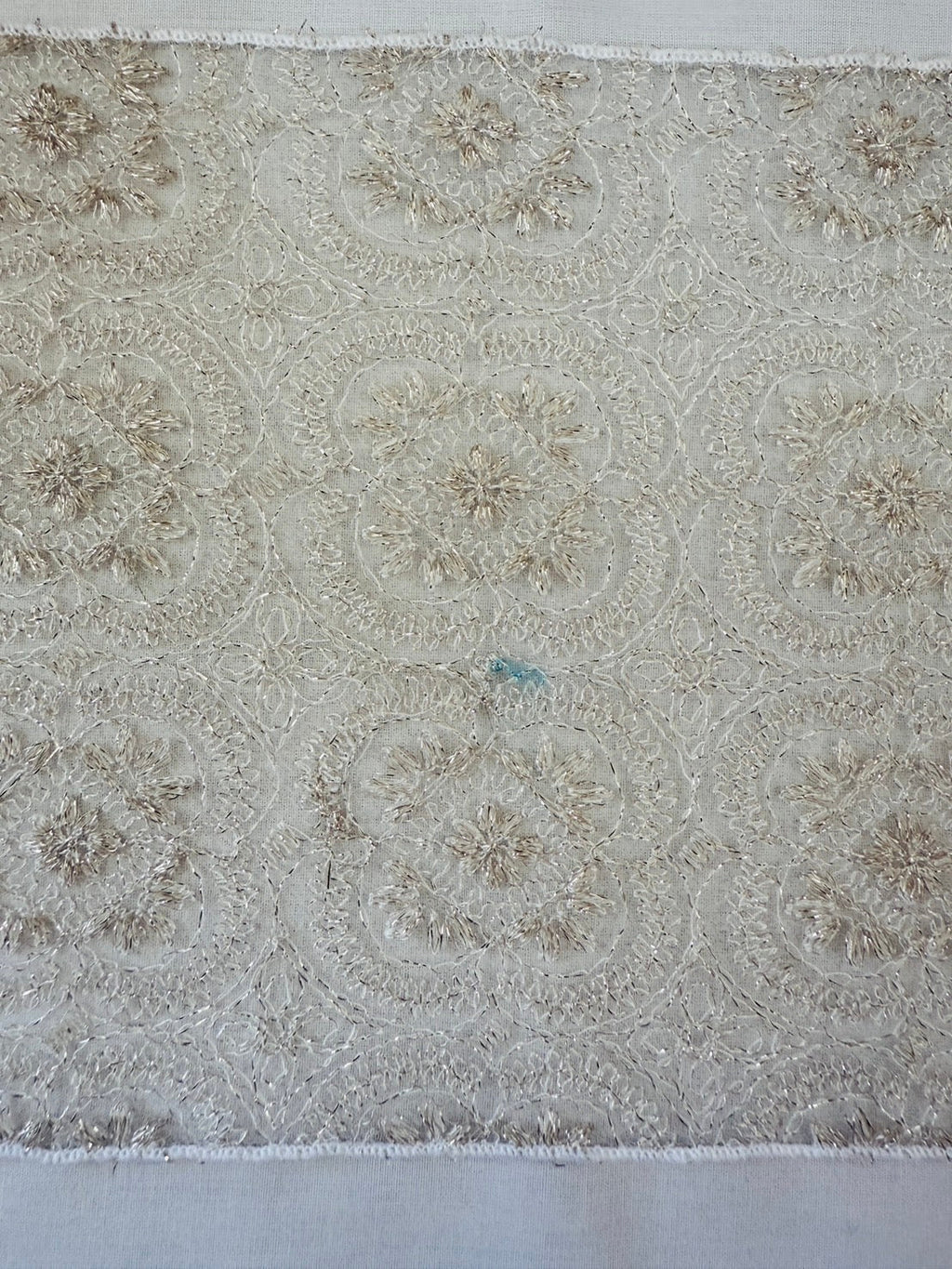 [Reasonable訳あり] Haneri Collar with Snowflake Embroidery, Lace Haneri, Champagne, Cute, Gold Thread, All Seasons, Even Summer