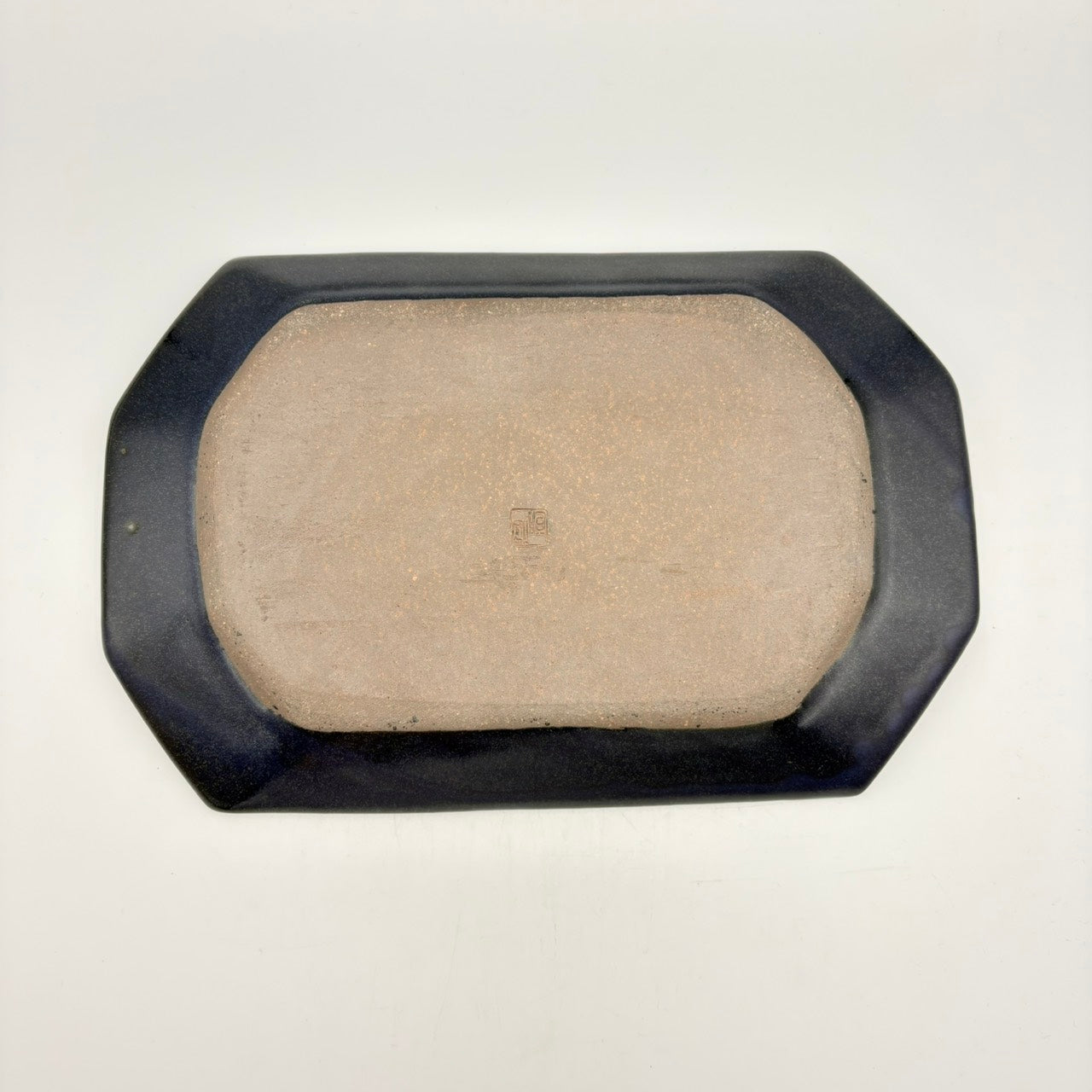 Octagonal Plate, Large, Ruri Glaze [Item 37]