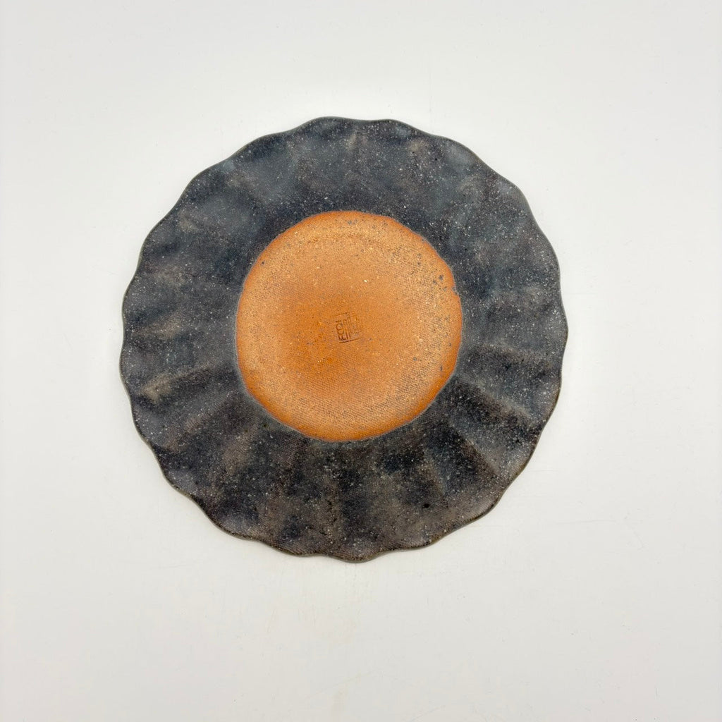 Rinka Deep Plate, Large, Gray Glaze [Vintage 27]