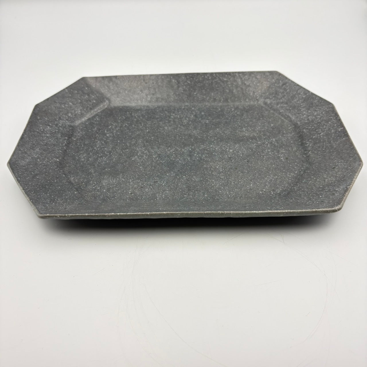 Octagonal Plate, Large, Grey Glaze [Old 72]