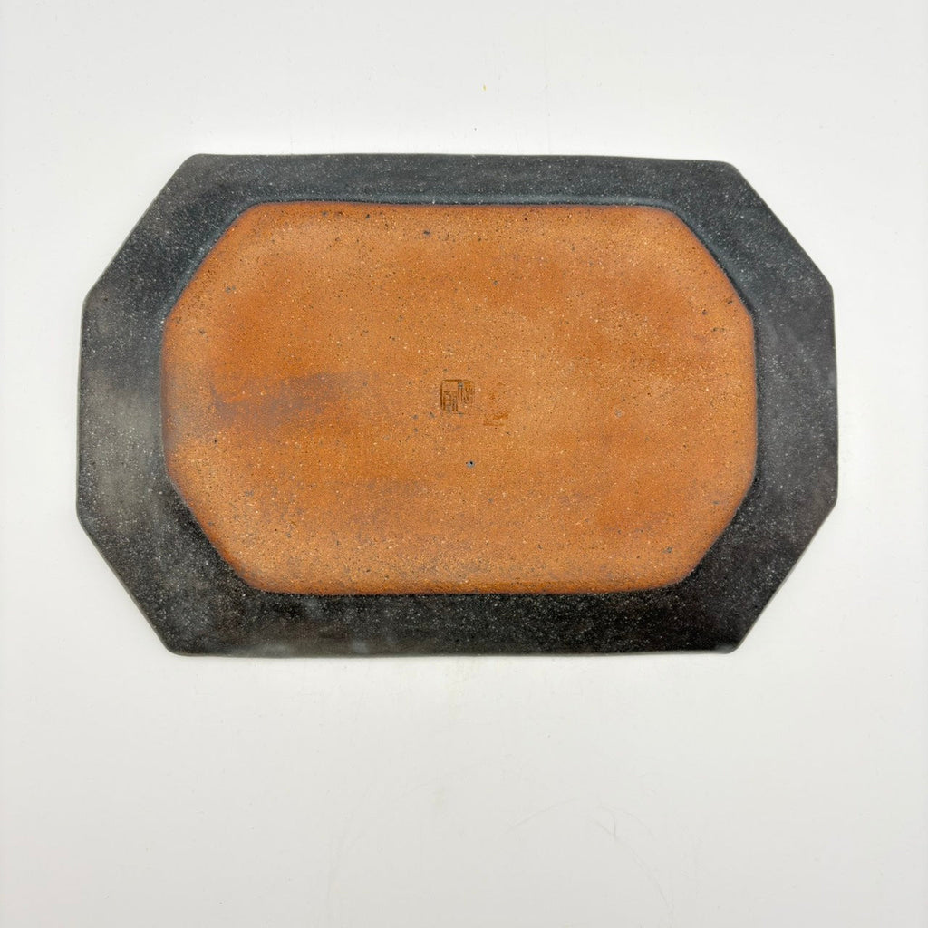 Octagonal Plate, Large, Grey Glaze [Old 72]