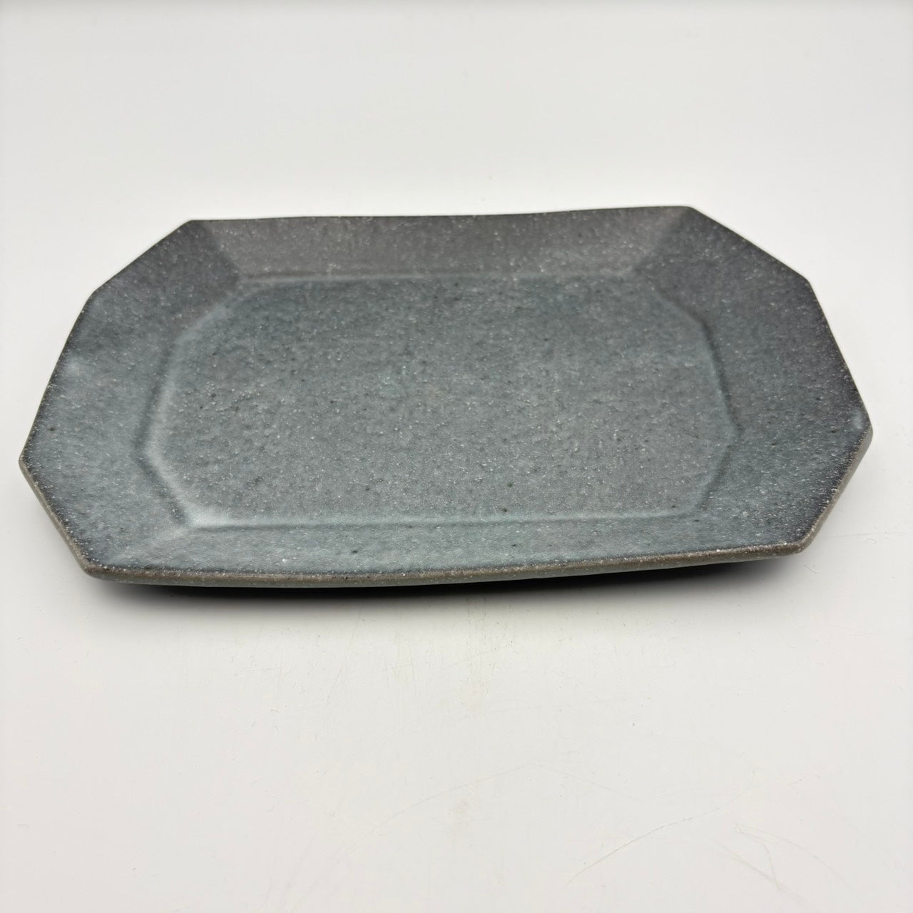 Octagonal Plate Small, Grey Glaze [Old 73]