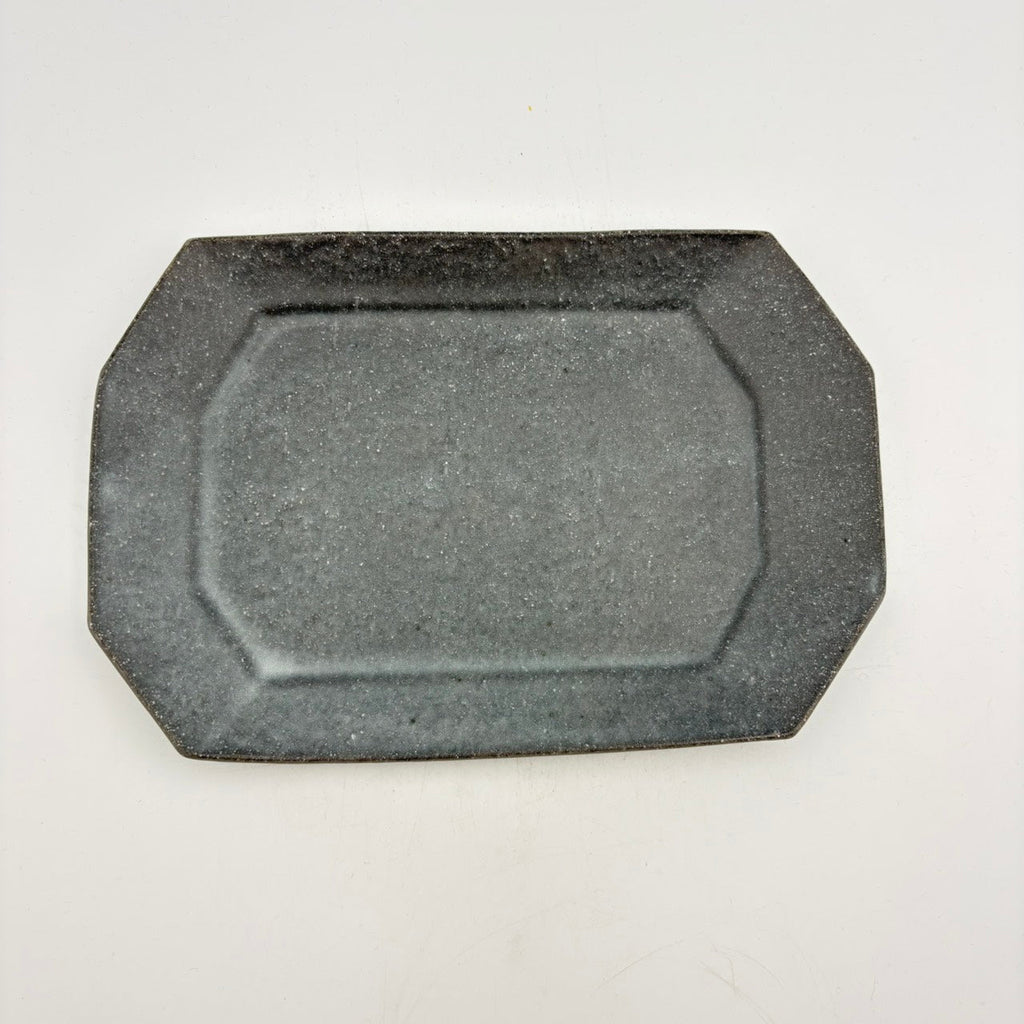 Octagonal Plate Small, Grey Glaze [Old 73]