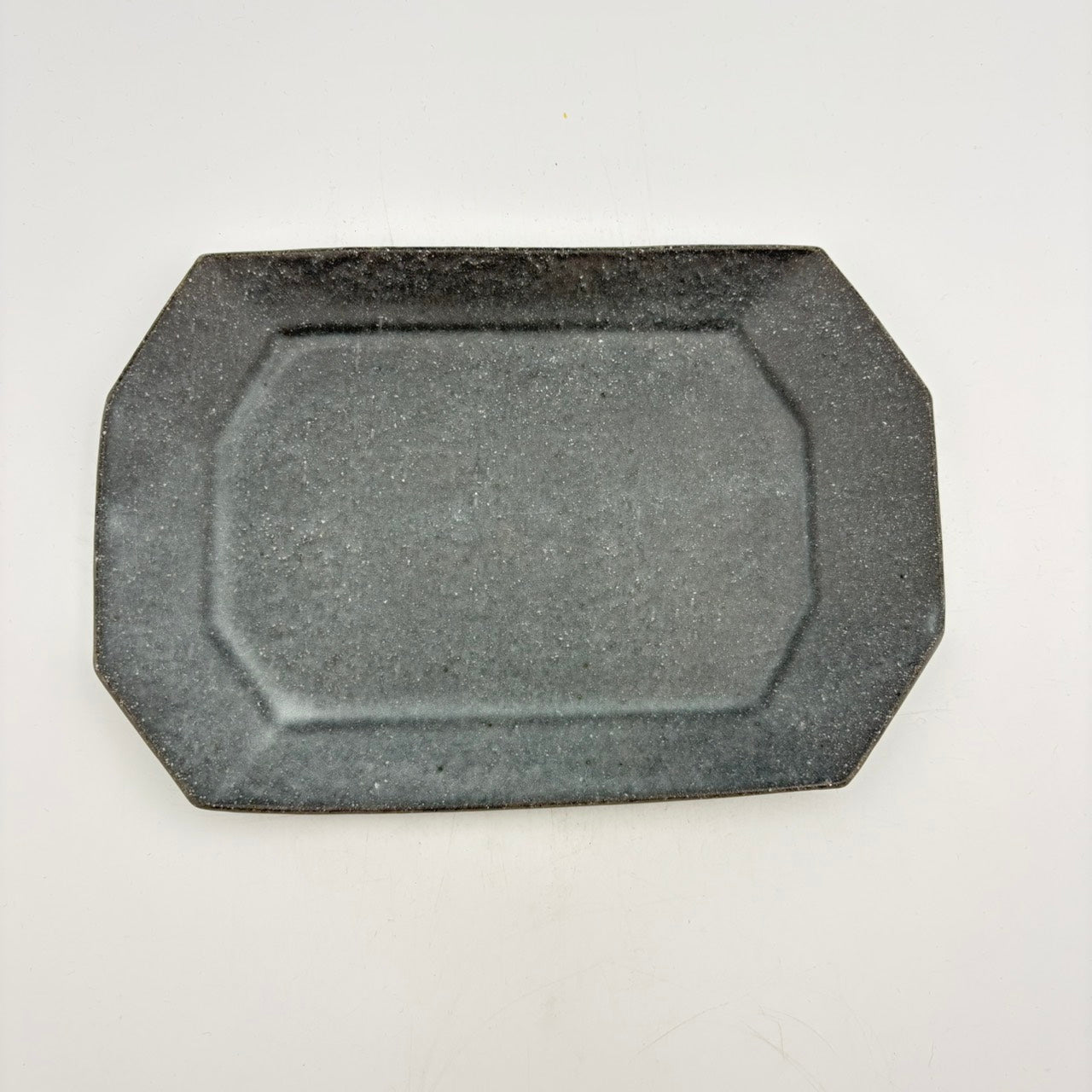 Octagonal Plate Small, Grey Glaze [Old 73]