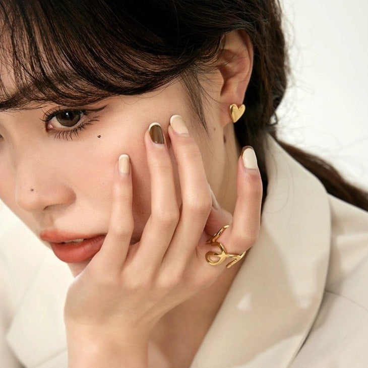 【LOEM】GOLD NUANCE RING