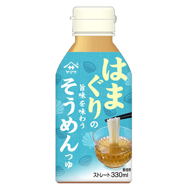 Yamasa Soy Sauce Somen soup with the flavor of clams 330ml plastic bottles x 12 bottles [shipped in Japan]
