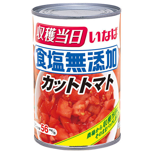Inaba Foods Salt-free cut tomatoes 400g x 24 pieces [shipped in Japan]