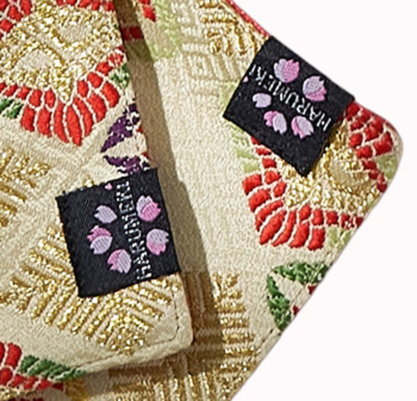 【祝膳を彩り、家中に願いを散りばめるコースター　５枚セット】金襴（Kinran）マルチマット「季節の雫」