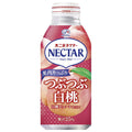 不二家 ネクター つぶつぶ白桃 380gボトル缶×24本入【日本出荷】