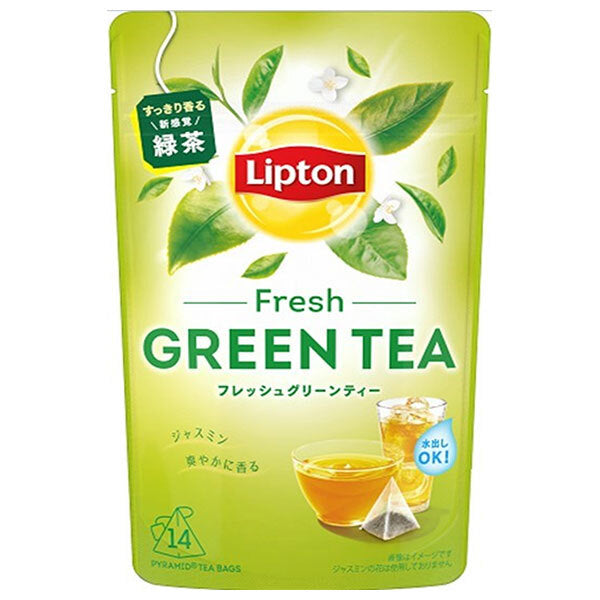 Key Coffee Lipton Green Tea Fresh 14p x 6 bags [shipped in Japan]