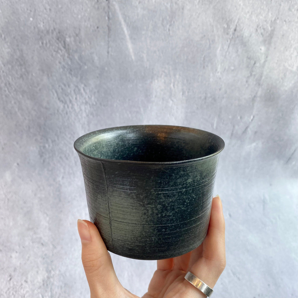 作家　飛松灯器　chimney cup M / indig【10】