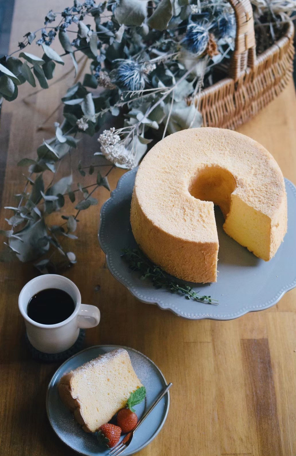 Gluten-Free Rice Flour Chiffon Cake (Whole)