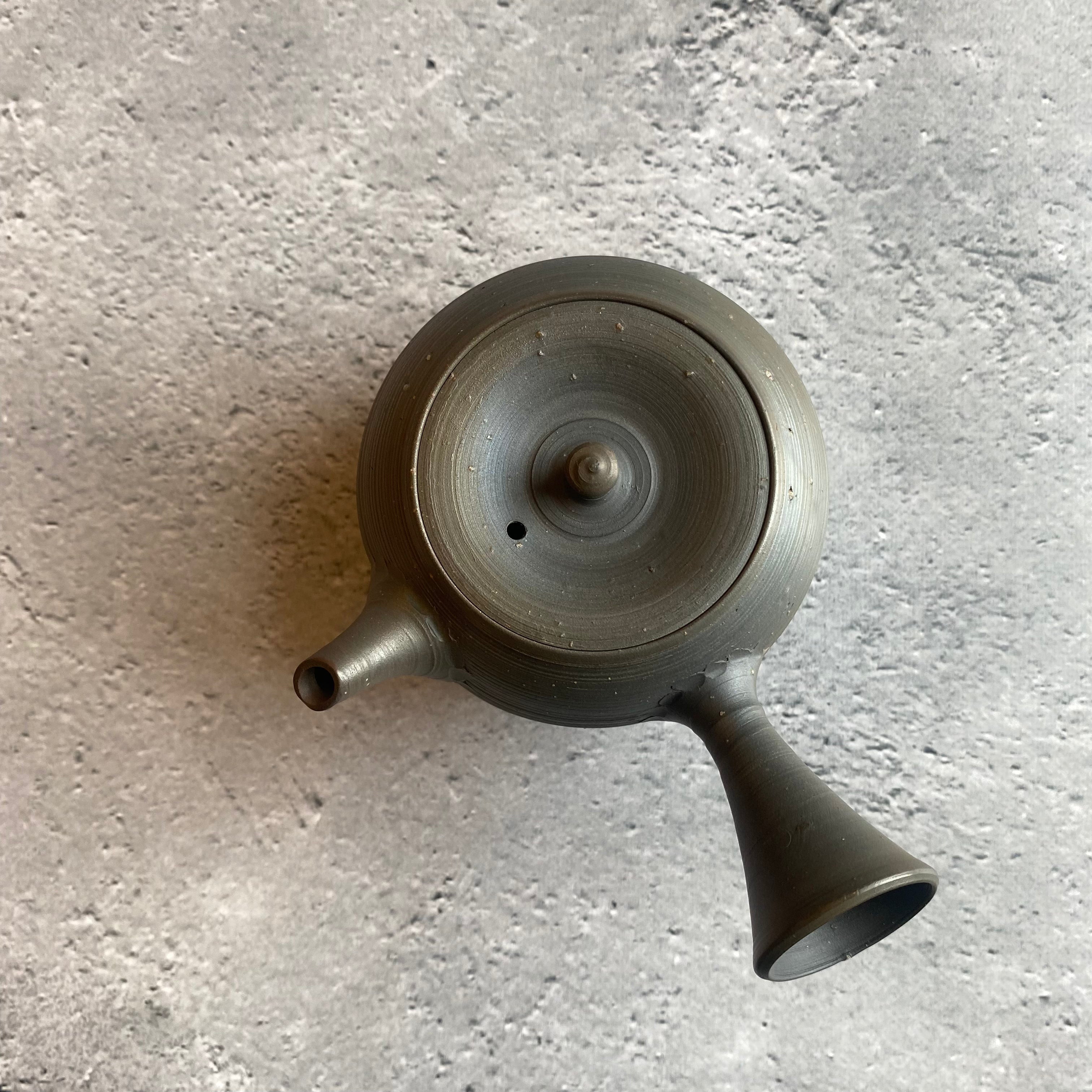 Thread-Patterned Pear Skin Yohen Teapot (230ml) [13]
