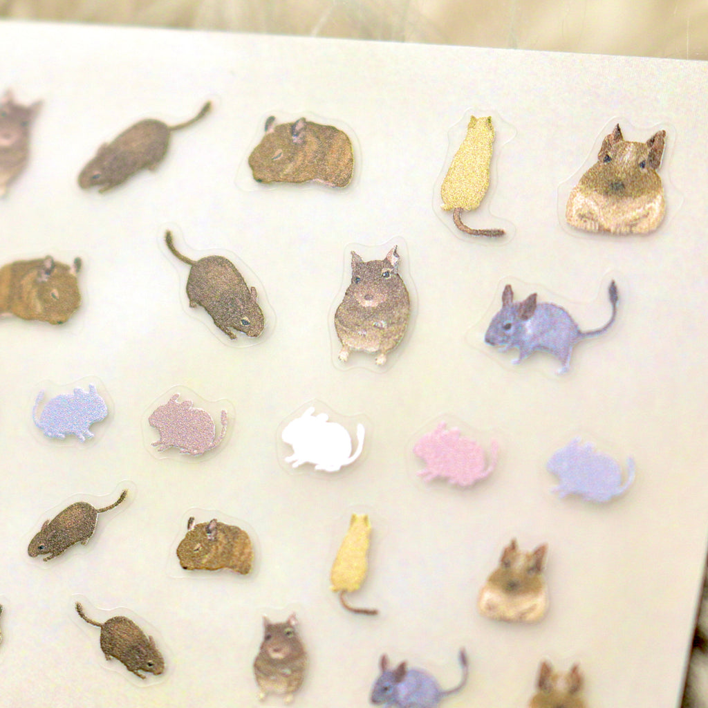 Degu nail stickers