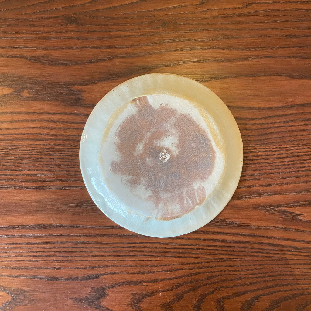 Ruffle Plate M, iron filings | Furutani Pottery (Shigaraki Ware ceramic) [Ancient 48]