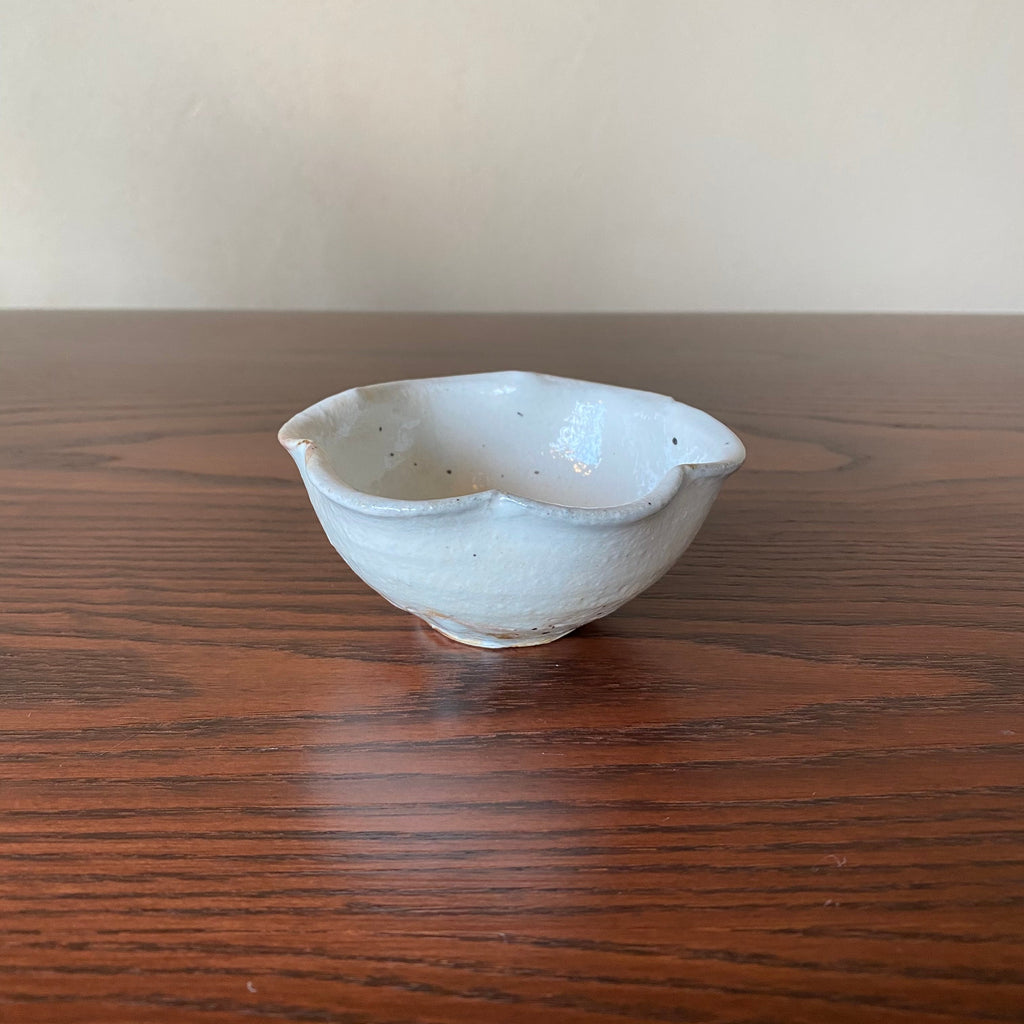 輪花豆鉢 鉄散｜古谷製陶所（信楽焼 陶器）【古64】