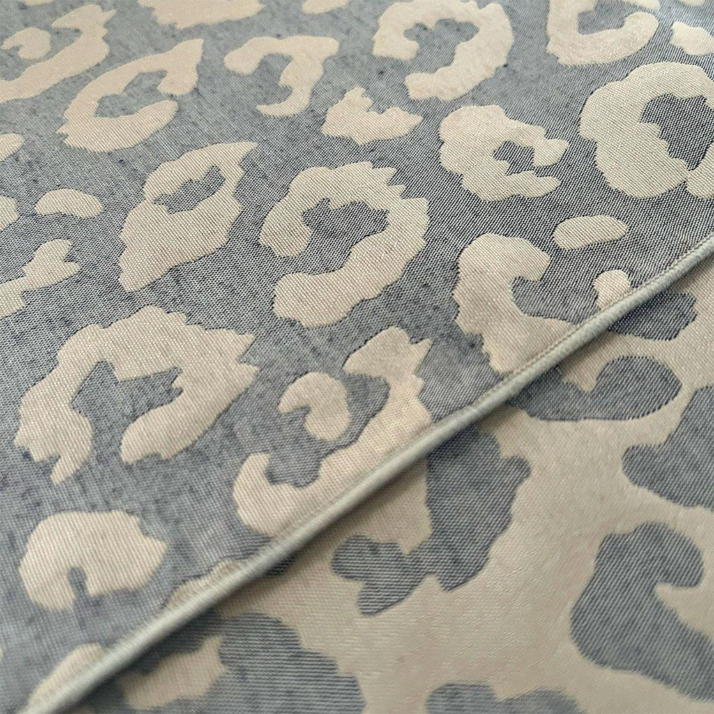 Heko Obi (Soft Sash) for Adults - Leopard Print Reversible Heko Obi in Greige