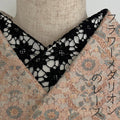 Half-collar Black Lace Flower Medallion Black Flower Han-eri Gothic Coming-of-Age Ceremony Photo Shoot