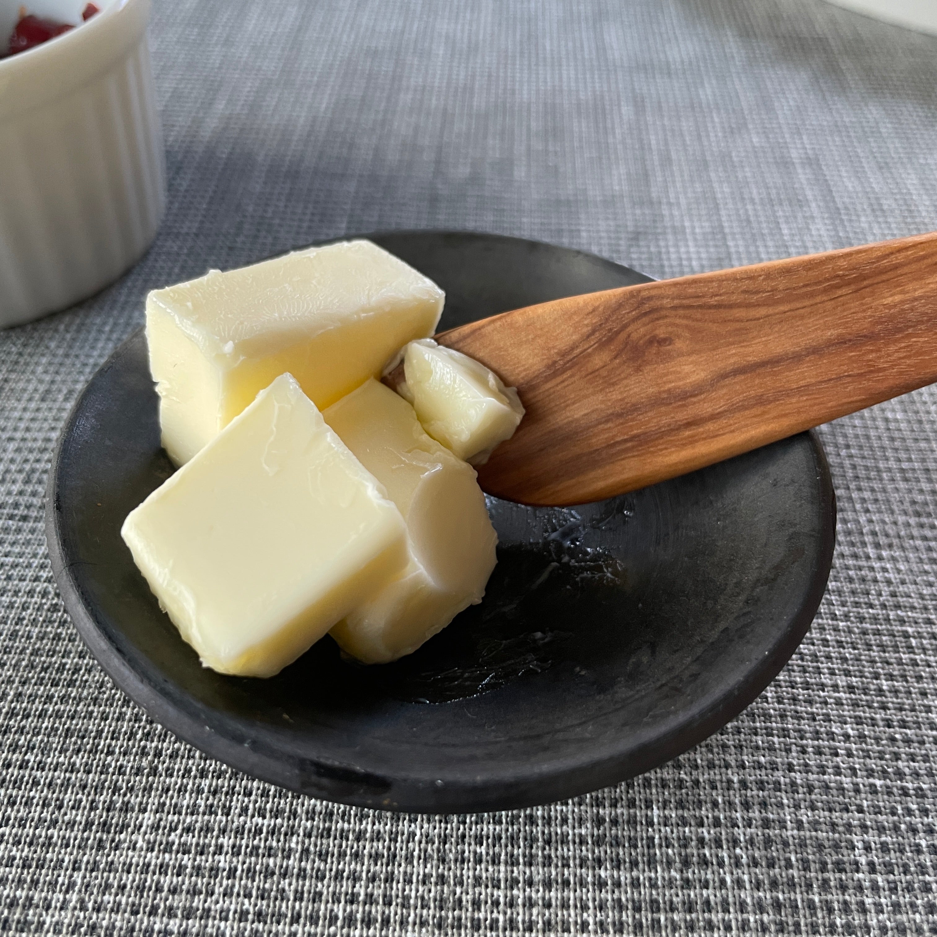 Olive wood butter knife