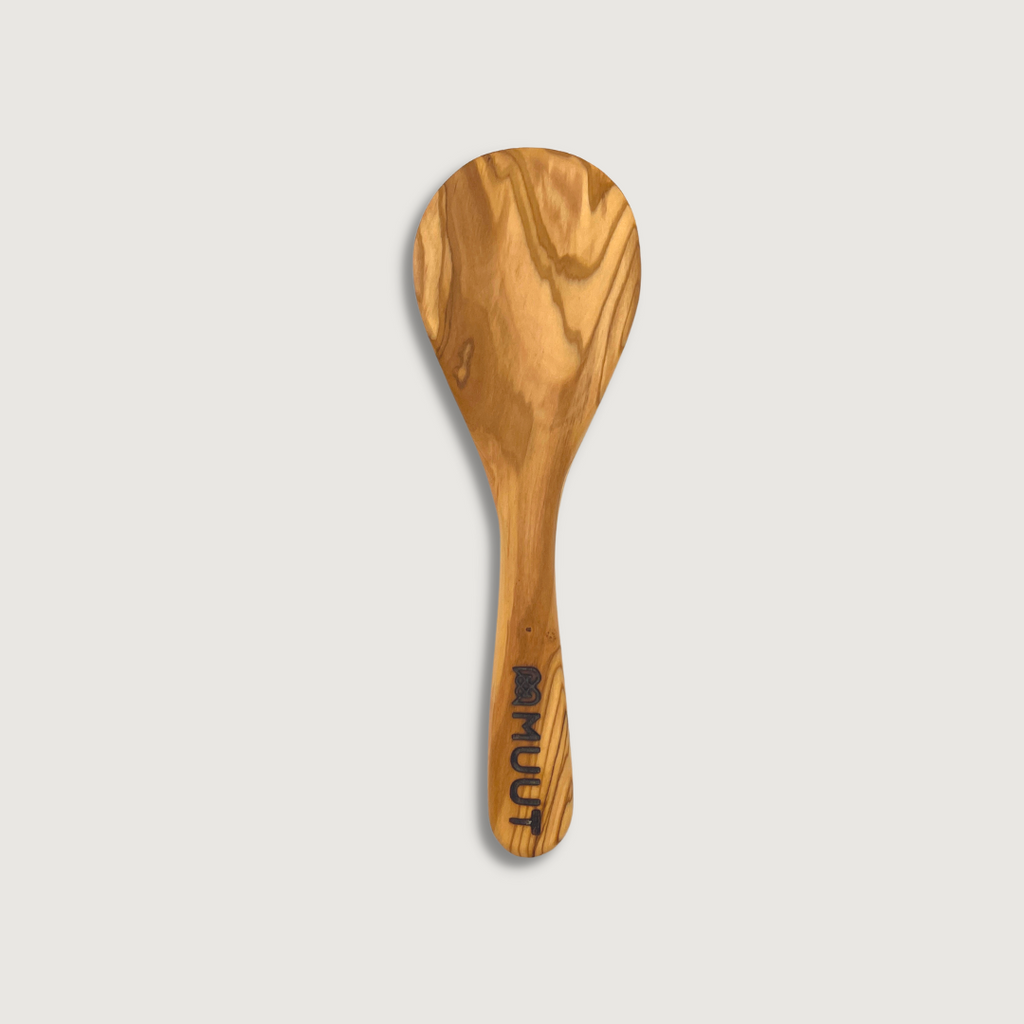 Olive wooden rice paddle