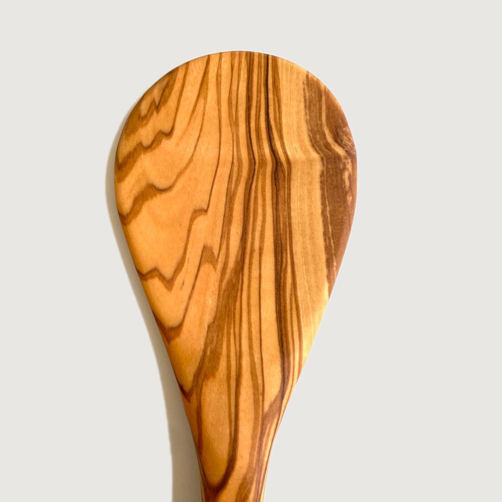 Olive wooden rice paddle