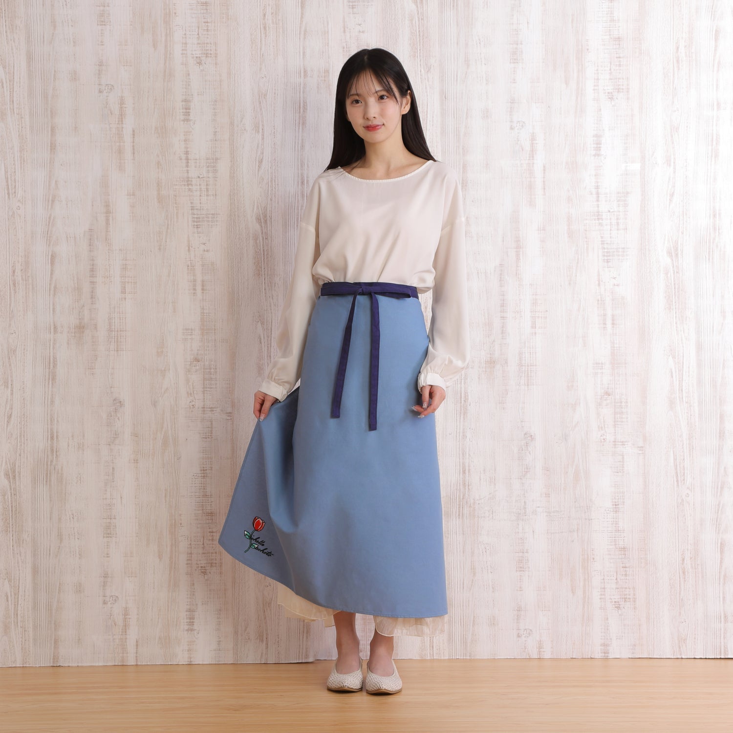 [Michelle Machoto] Michelle Machoto Plain Sommelier Apron D-0601-1