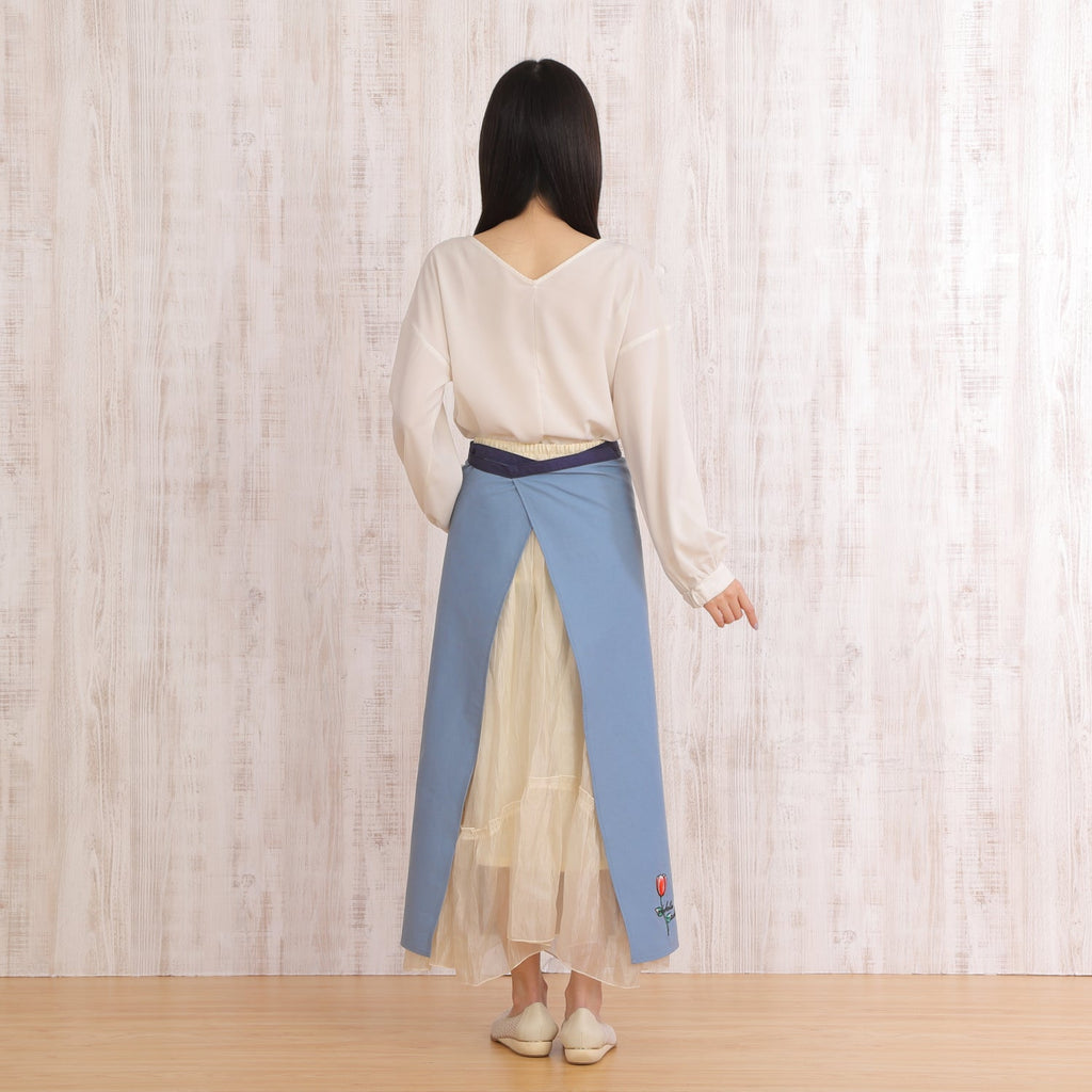 [Michelle Machoto] Michelle Machoto Plain Sommelier Apron D-0601-1