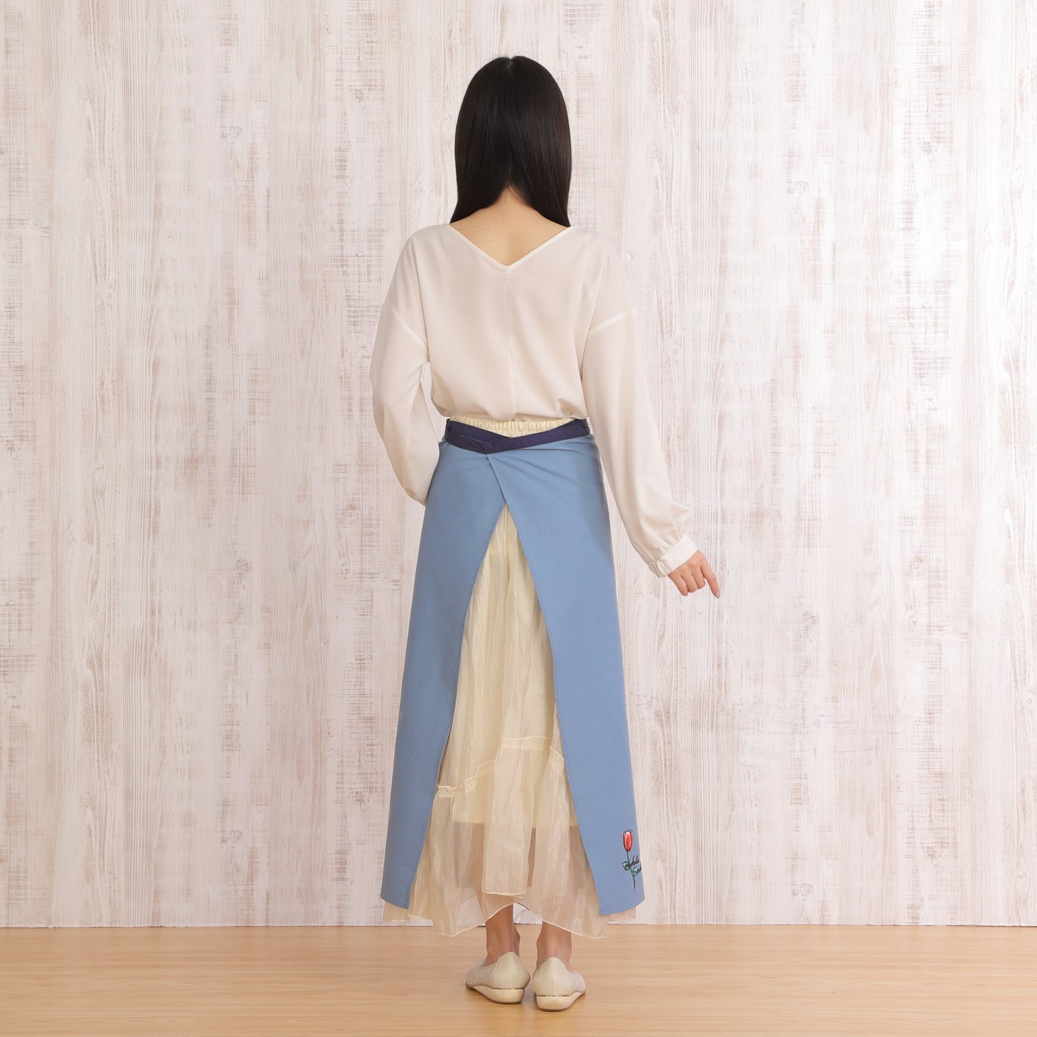 [Michelle Machoto] Michelle Machoto Plain Sommelier Apron D-0601-1