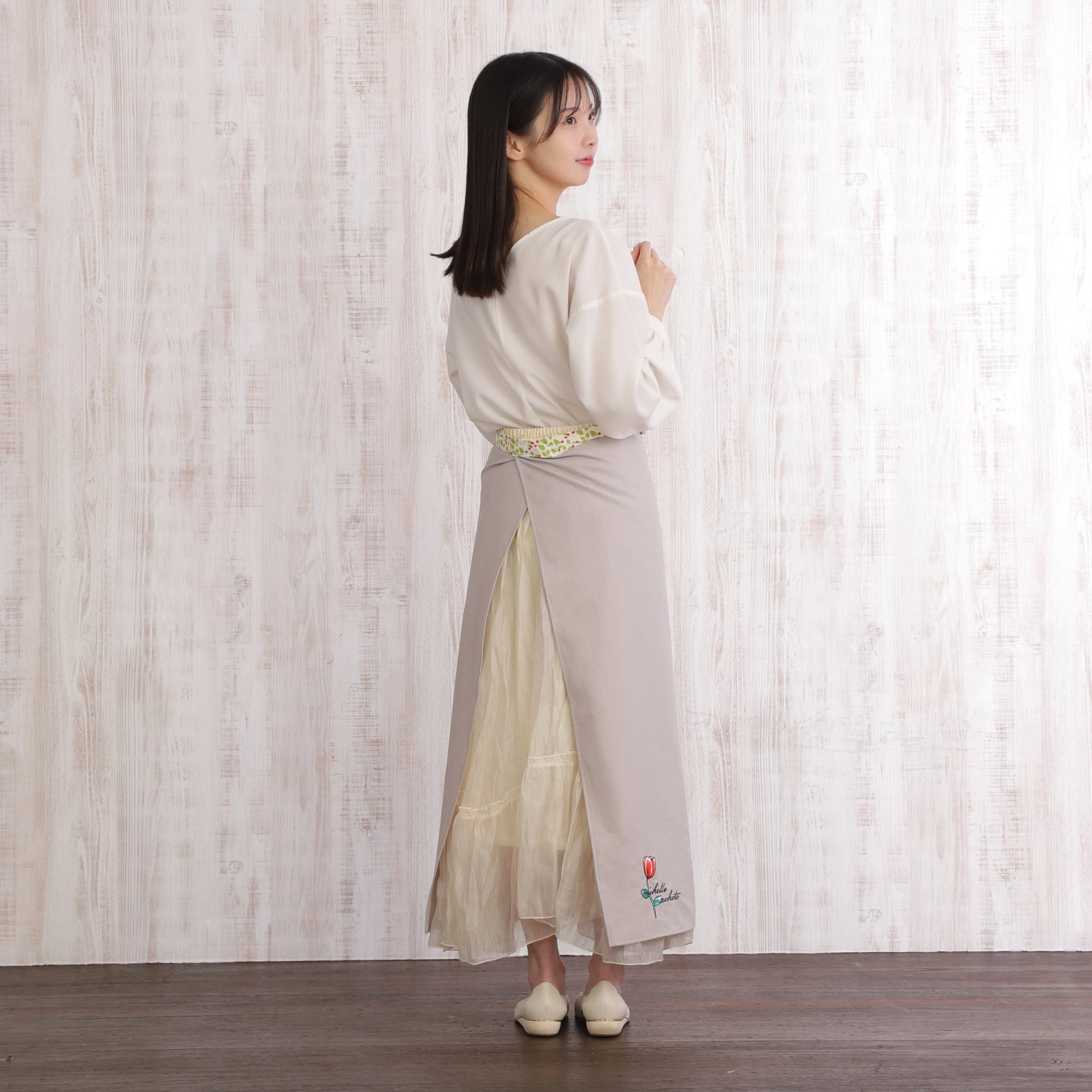 [Michelle Machoto] Michelle Machoto Strawberry Sommelier Apron D-0602-2