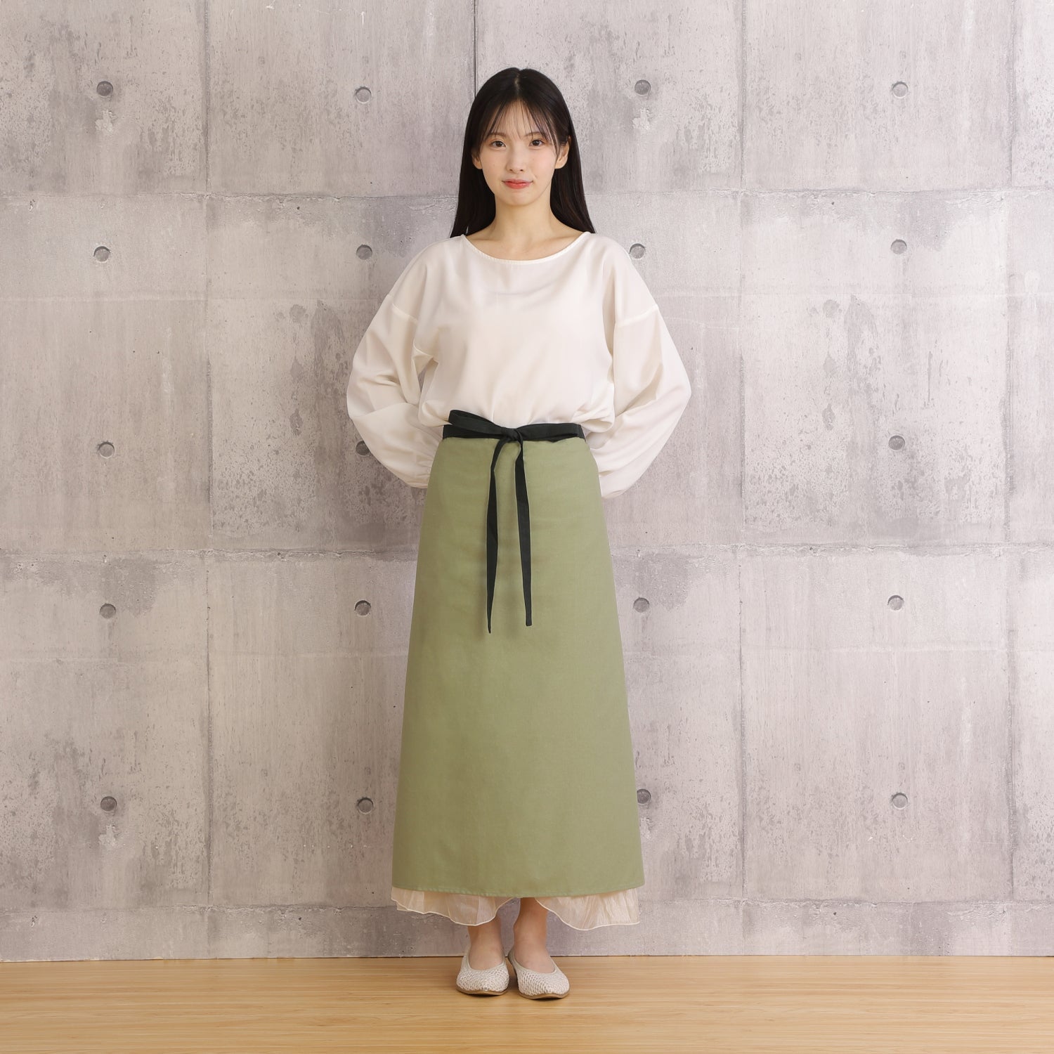 [Michelle Machoto] Plain Sommelier Apron D-0603-1