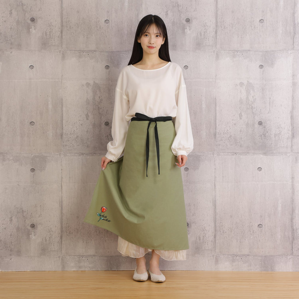 [Michelle Machoto] Plain Sommelier Apron D-0603-1