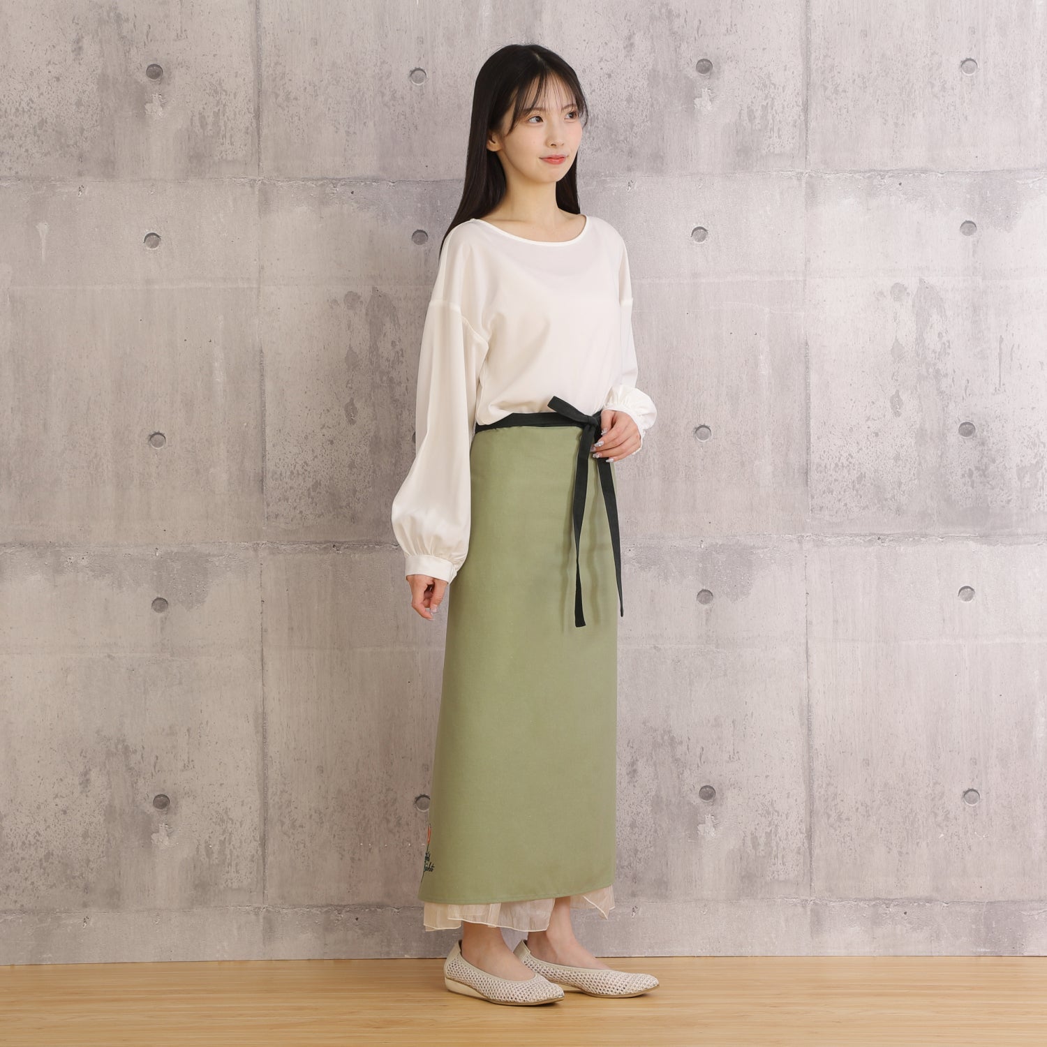 [Michelle Machoto] Plain Sommelier Apron D-0603-1