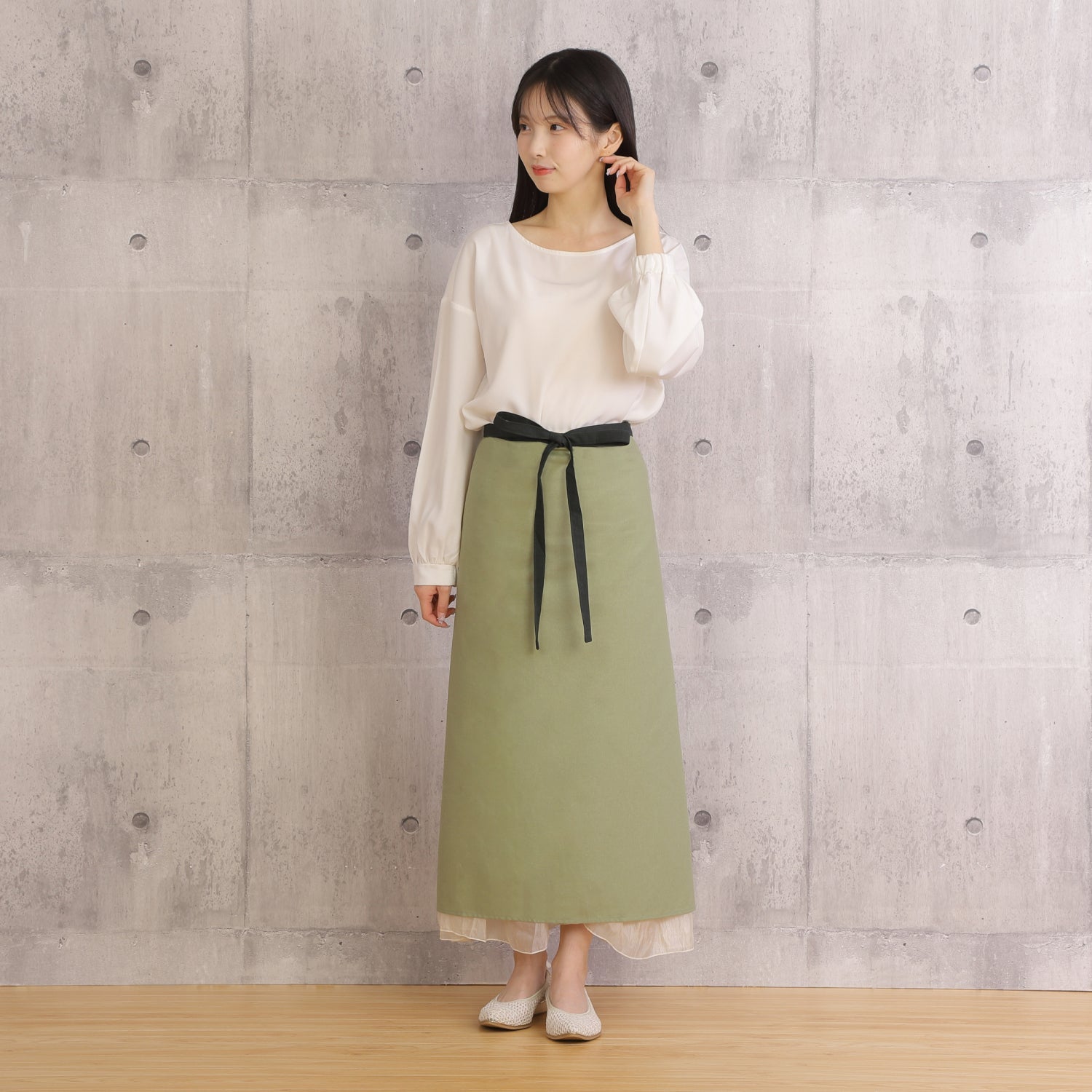 [Michelle Machoto] Plain Sommelier Apron D-0603-1