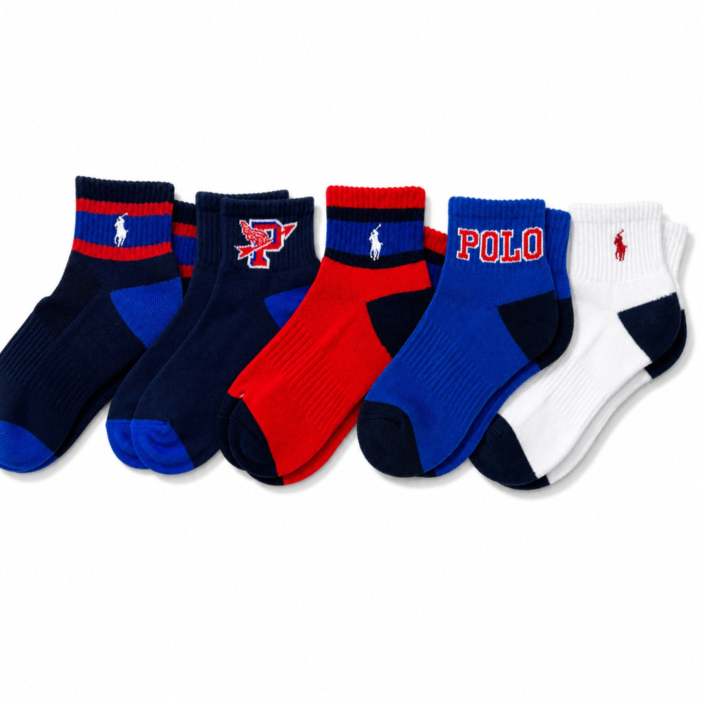 POLO RALPH LAUREN スポーツ クォーターソックス 靴下 824497PK2