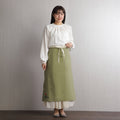 [Michelle Machoto] Michelle Machoto Chickweed Pattern Sommelier Apron D-0603-2