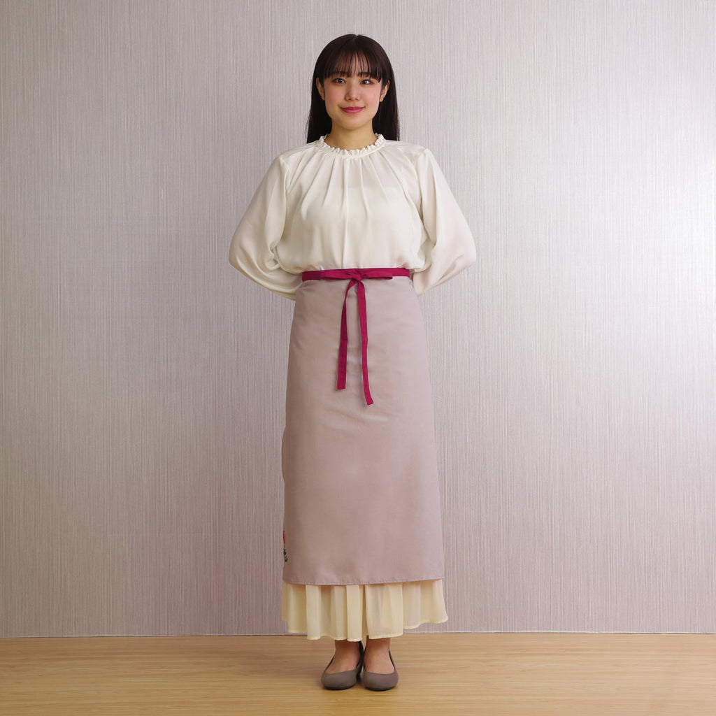 [Michelle Machoto] Michelle Machoto Plain Sommelier Apron D-0602-1