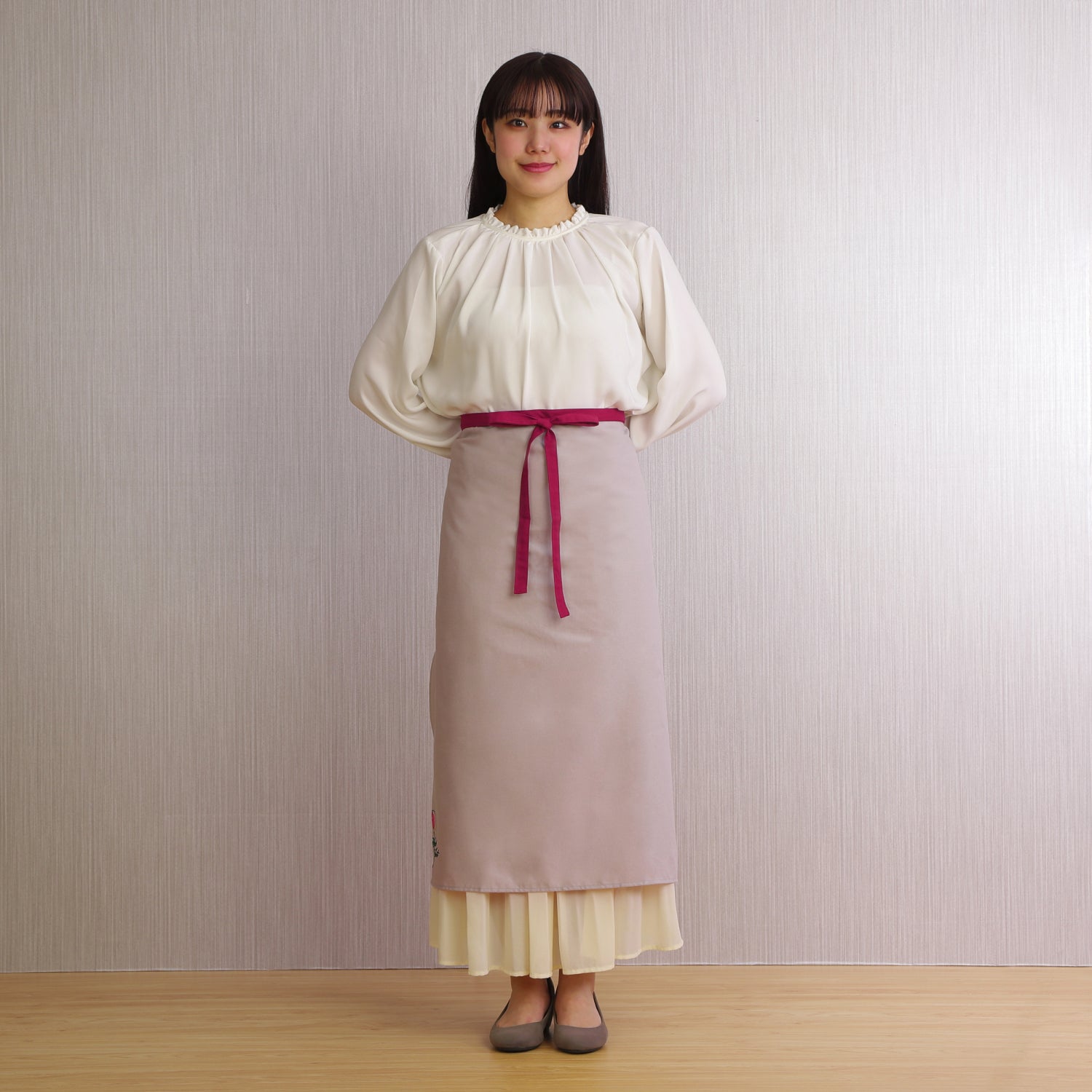 [Michelle Machoto] Michelle Machoto Plain Sommelier Apron D-0602-1