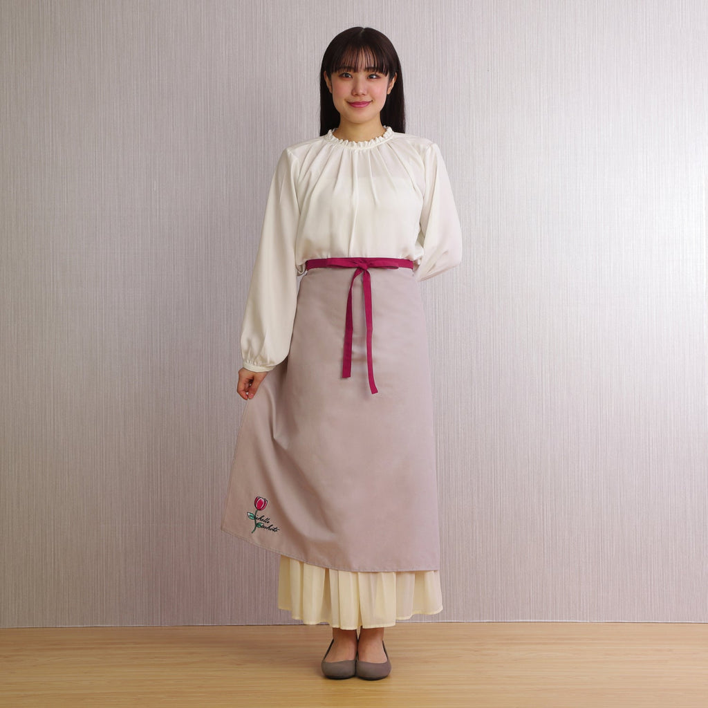 [Michelle Machoto] Michelle Machoto Plain Sommelier Apron D-0602-1