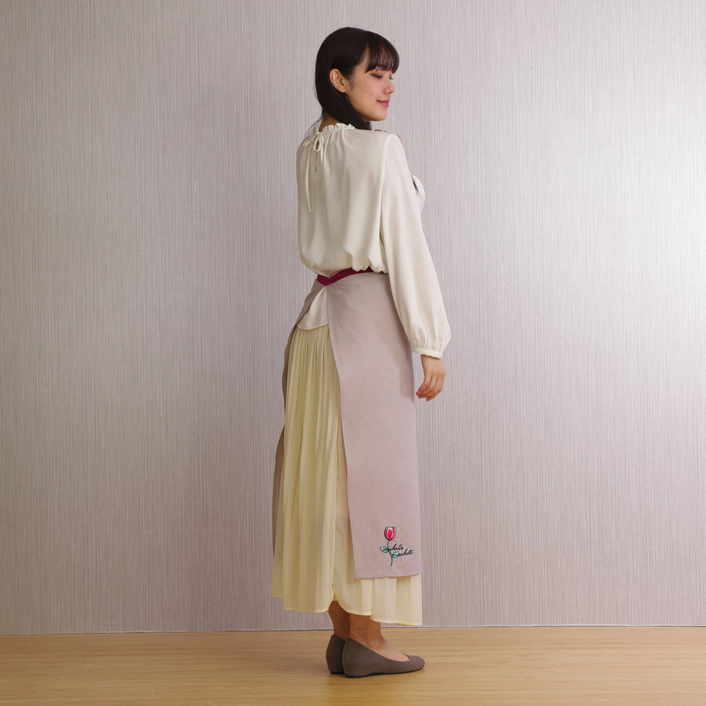 [Michelle Machoto] Michelle Machoto Plain Sommelier Apron D-0602-1