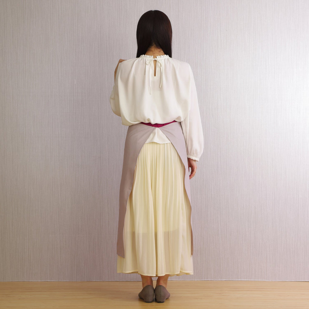 [Michelle Machoto] Michelle Machoto Plain Sommelier Apron D-0602-1